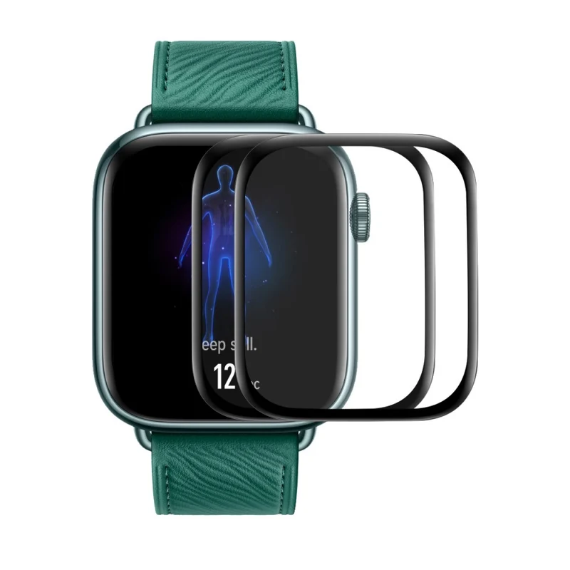 2stück Xiaomi Mi Band 9 Pro Silikon 3D Gekrümmt Displayschutz