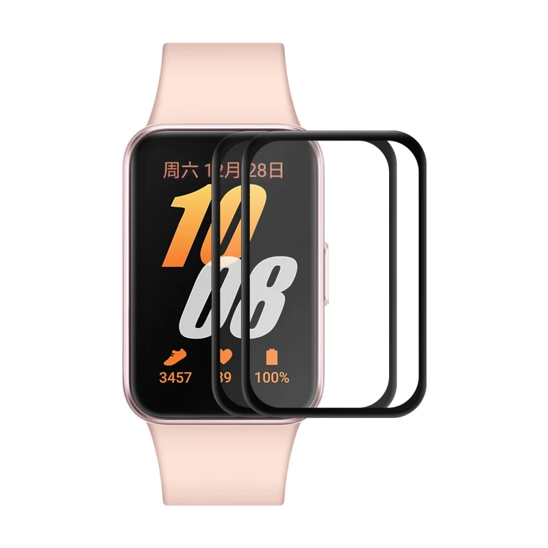 2stück Xiaomi Redmi Band 3 Silikon 3D Gekrümmt Displayschutz