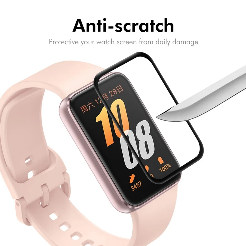 Xiaomi Redmi Band 3 Silikon 3D Gekrümmt Displayschutz