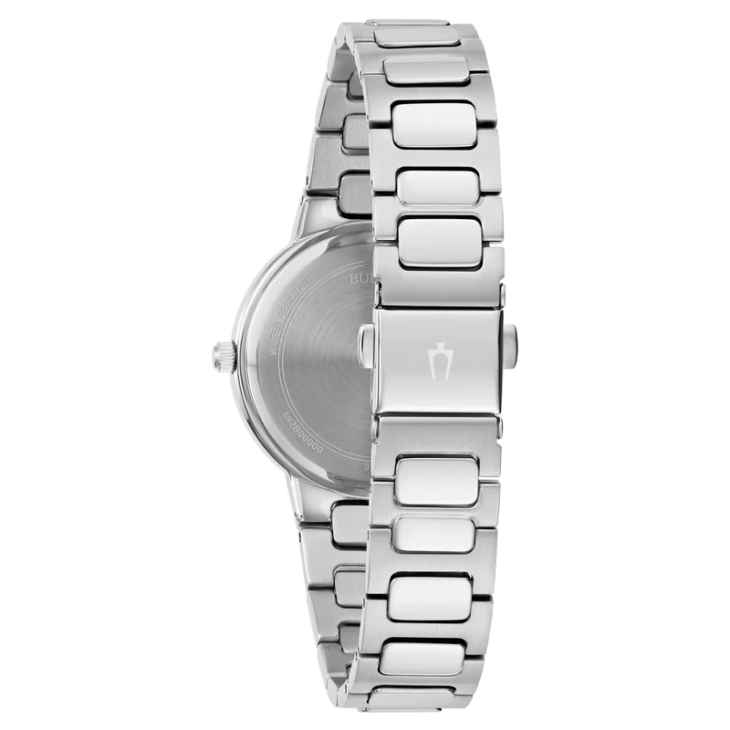 Bulova Classic 96L335 Damen • Quarzwerk 720 Tage Gangreserve • Edelstahl Faltschließe