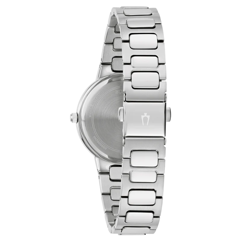 Bulova Classic 96L336 Damen Armbanduhr Blau • Römisch-Stick-Index • Quarzwerk 720 Tage Gangreserve