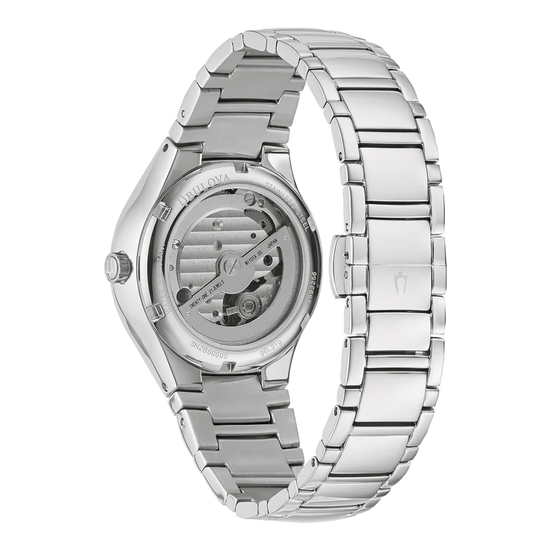 Bulova Sutton 96L319 Damen Automatikuhr • Edelstahl • Sichtboden