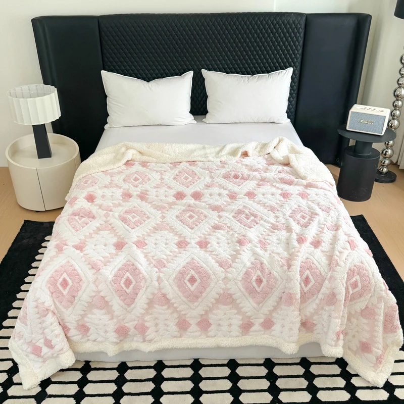 Dekorative Fleece-Wurfdecke