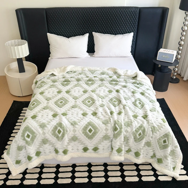 Dekorative Fleece-Wurfdecke