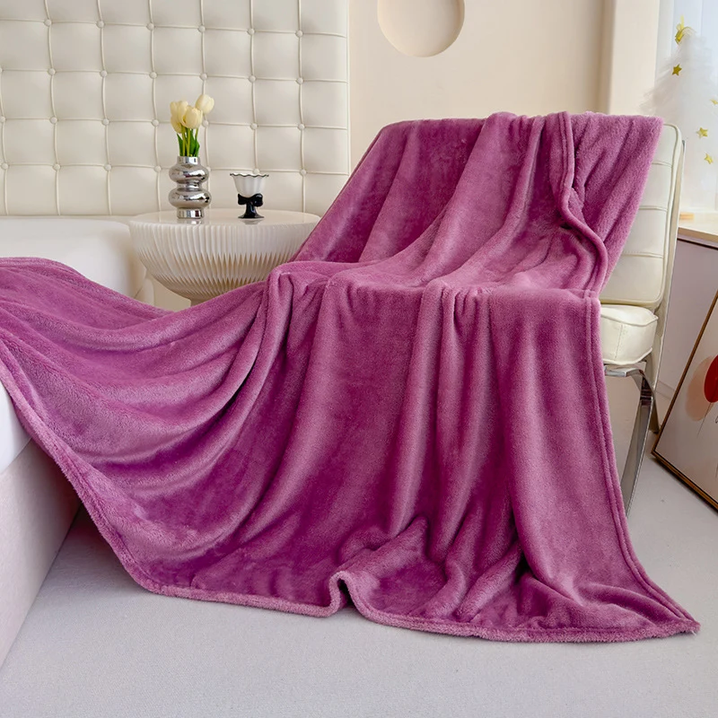 Gemütliche Mikrofaser-Wurfdecke