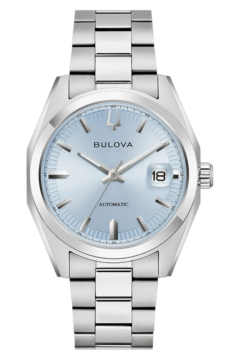 Bulova Surveyor 96B469 Herrenuhr Blau • Automatikwerk • Saphirglas