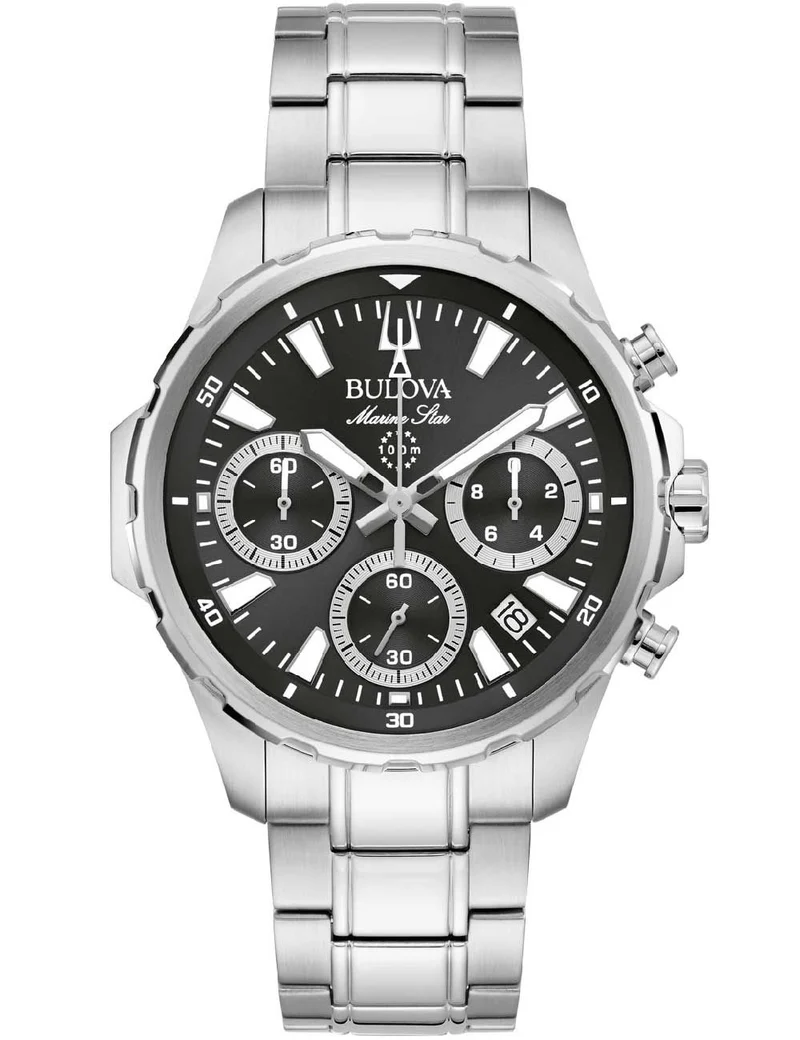 Bulova Marine Star 96B467 Herrenuhr • Chronograph • Saphirglas