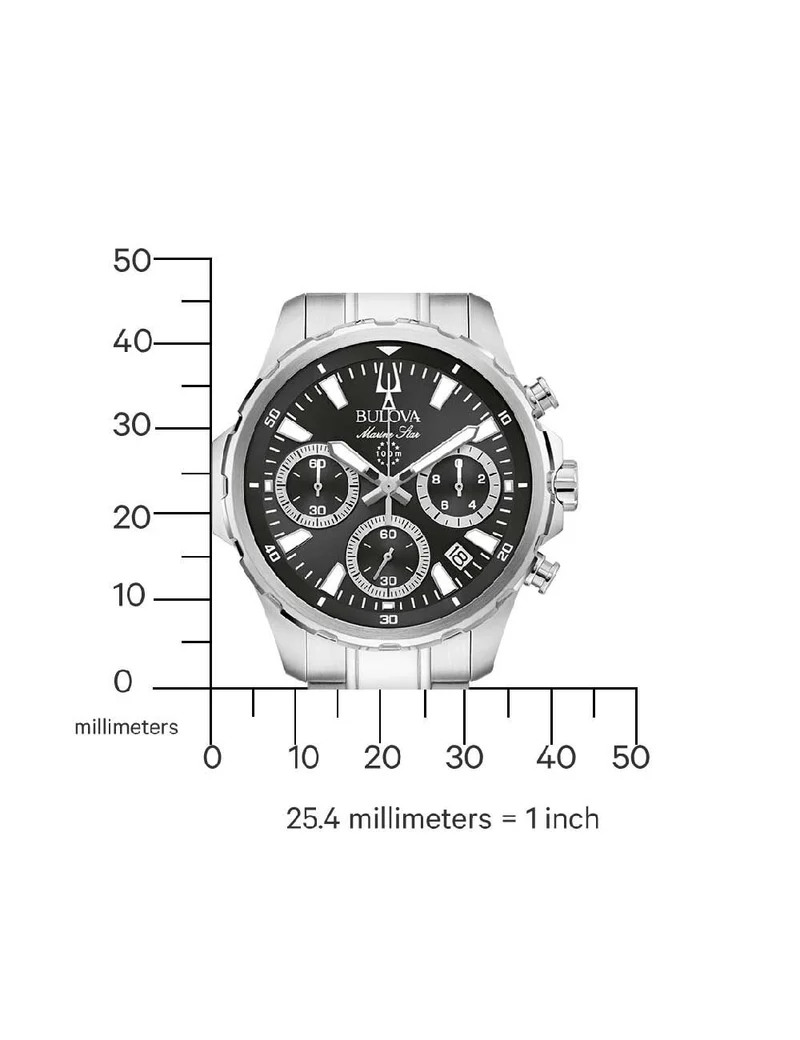 Bulova Marine Star 96B467 Herrenuhr • Chronograph • Saphirglas