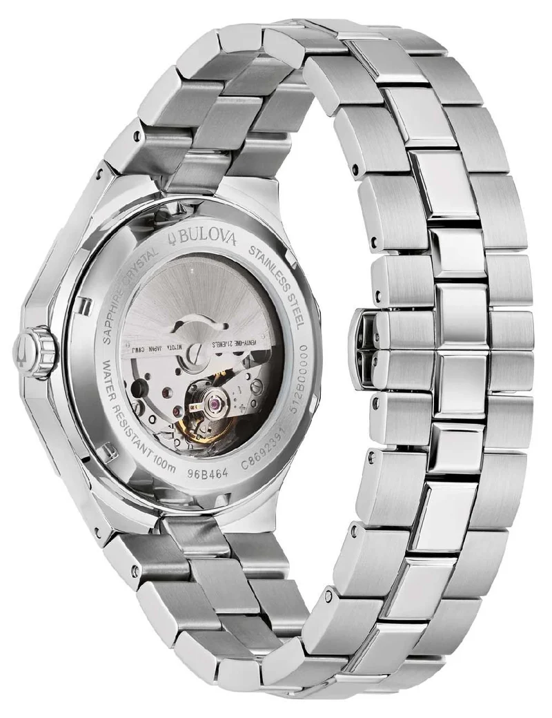 Bulova Classic Prestige 96B464 Herrenuhr Grün • Automatikwerk • Saphirglas