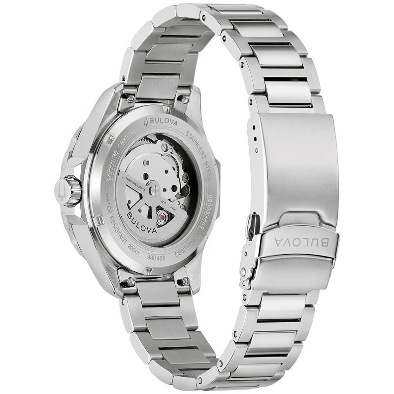 Bulova Marine Star 98B466 Herrenuhr Blau • Automatikwerk • Saphirglas