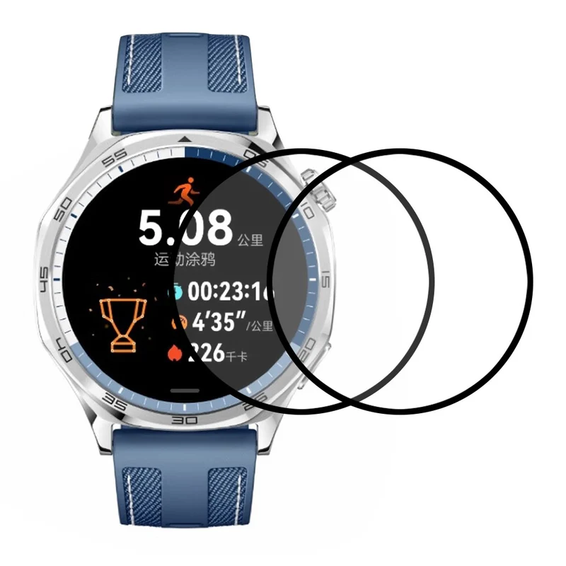 2stück Huawei WATCH GT 5 41 mm Silikon HD Displayschutz