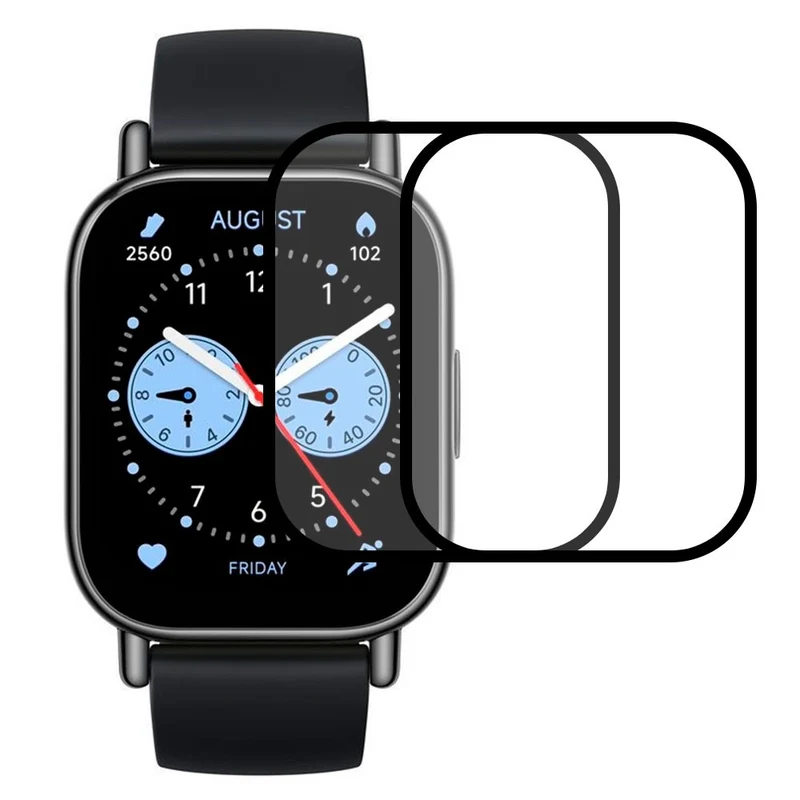 2stück Xiaomi Redmi Watch 5 Lite Silikon HD Displayschutz