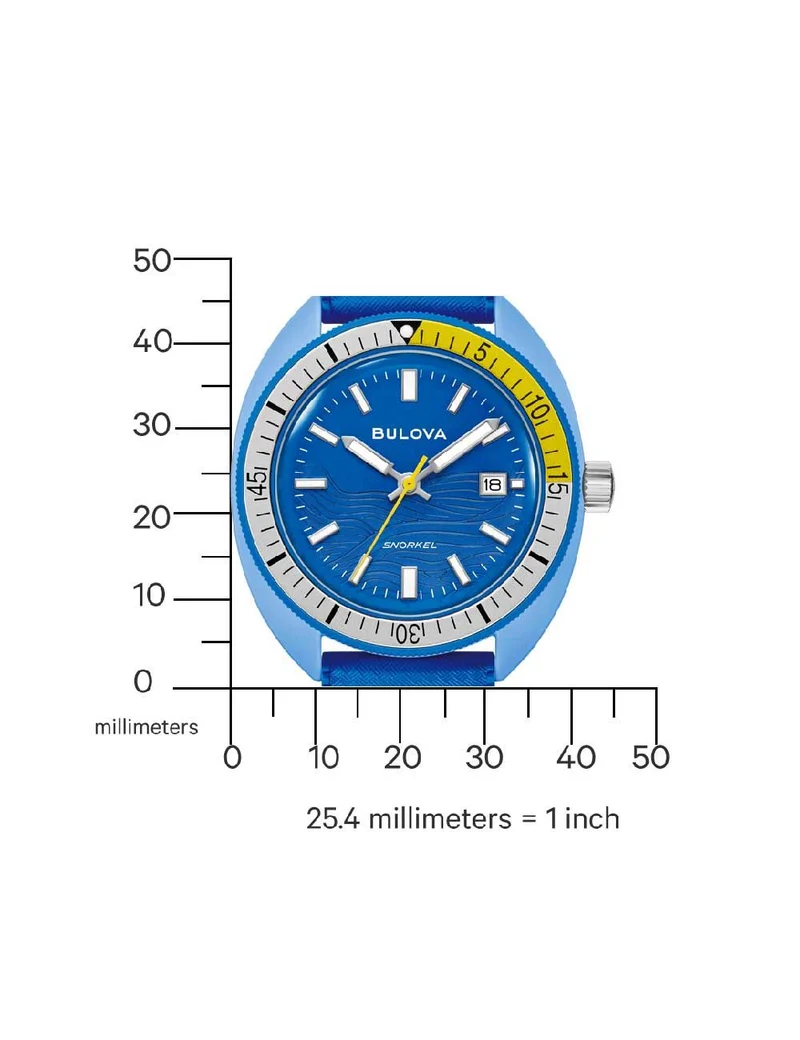 Bulova Snorkel 98B445 Herren • Hybrid-Keramik • 100 m Wasserdicht