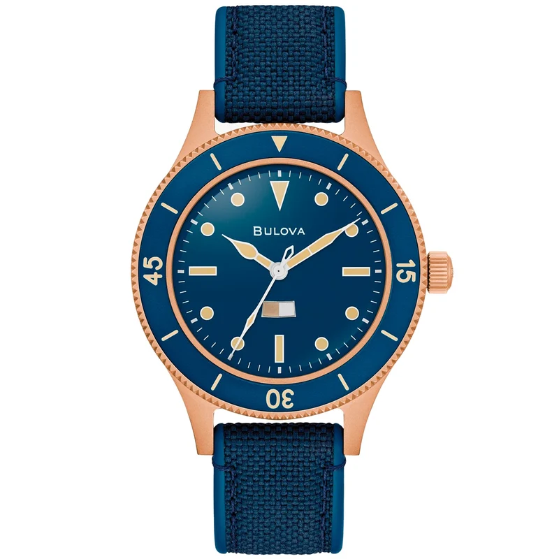 Bulova MIL-SHIPS 98A325 Herrenuhr Bronze • Automatikwerk • Saphirglas
