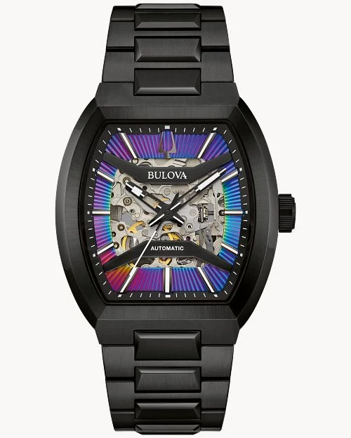 Bulova Maquina 98A320 Herren Armbanduhr Mehrfarbig • Automatikwerk Skelettiert • Saphirglas