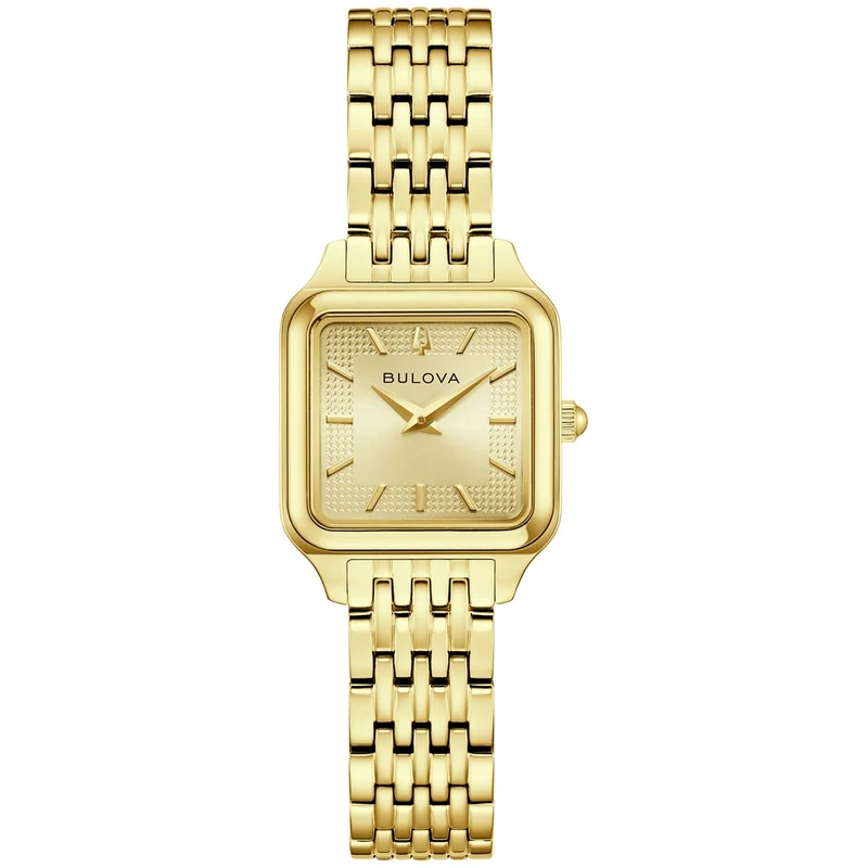 Bulova Sutton 97L191 Damenuhr Champagner • Saphirglas • Quarzwerk GL24