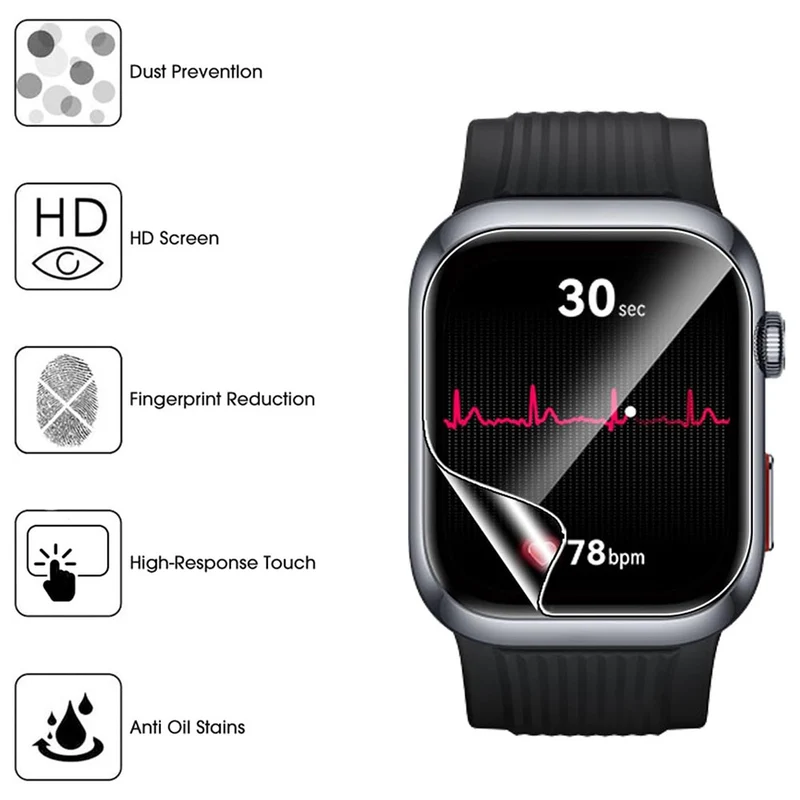 3stück Huawei Watch D2 Silikon HD Displayschutz