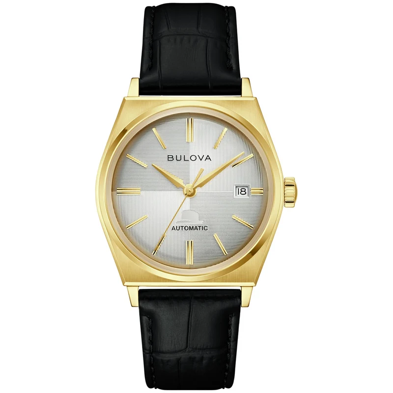 Bulova Frank Sinatra 97B243 Herrenuhr Silber • Automatikwerk • Saphirglas