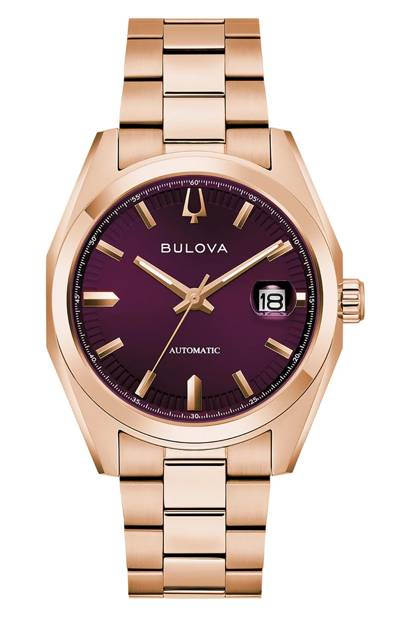 Bulova Surveyor 97B234 Herren Automatik • Saphirglas • Roségold-PVD Edelstahl