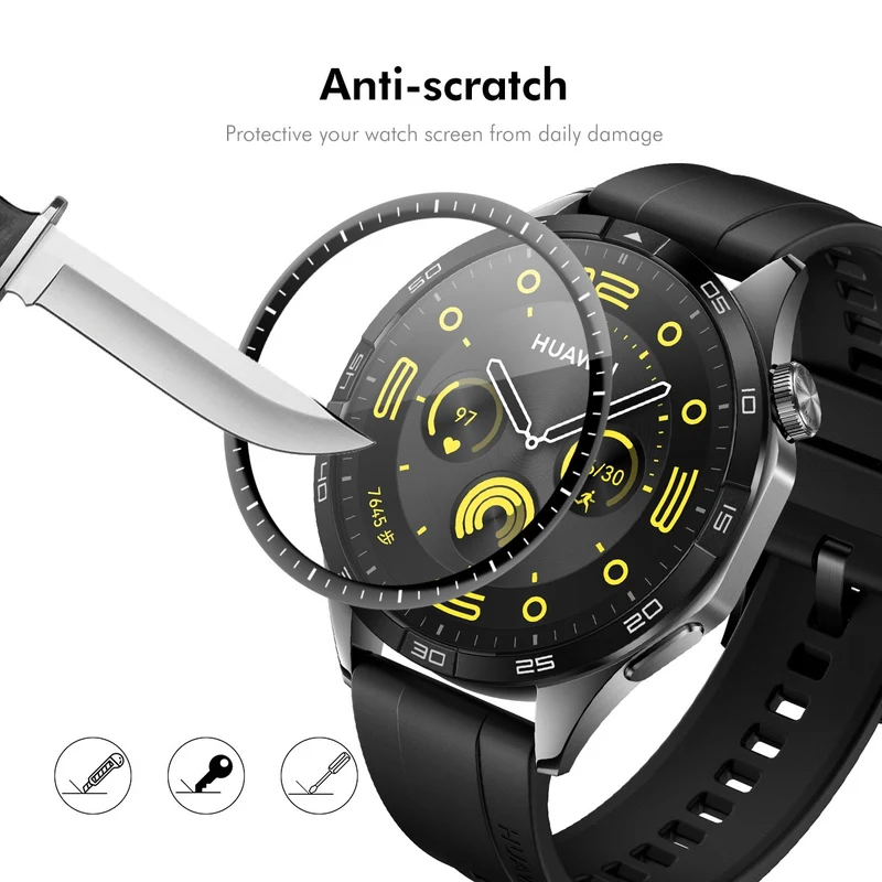 Huawei WATCH GT 5 46 mm Silikon 3D Gekrümmt Displayschutz
