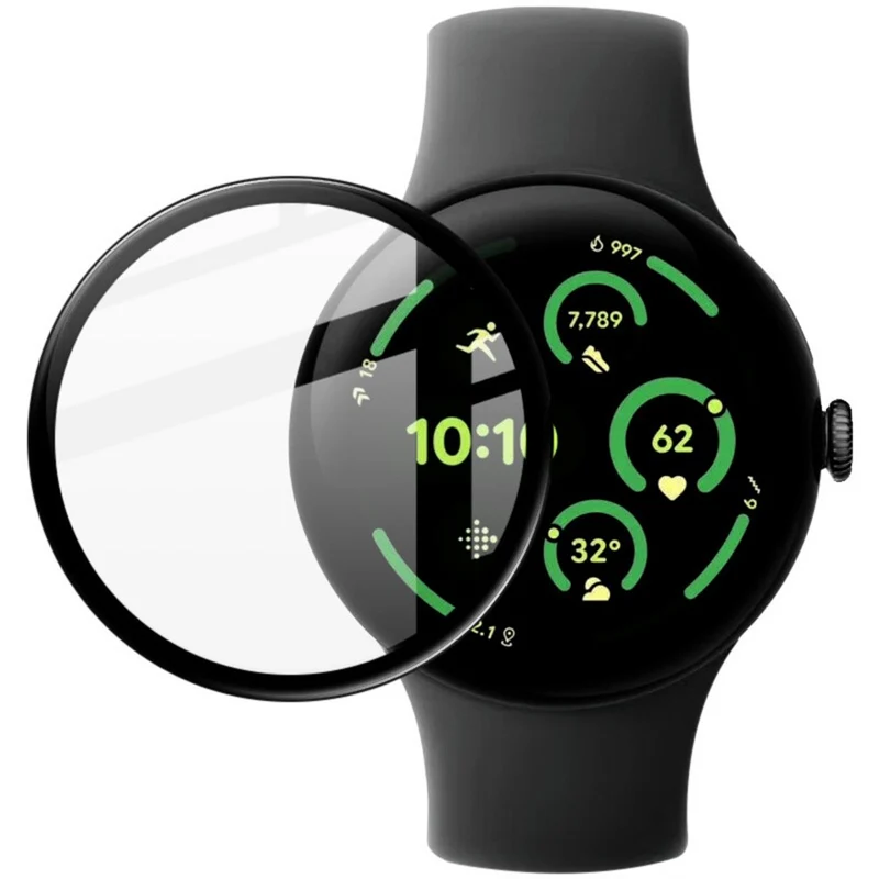 Google Pixel Watch 3 XL 45mm Silikon Displayschutz
