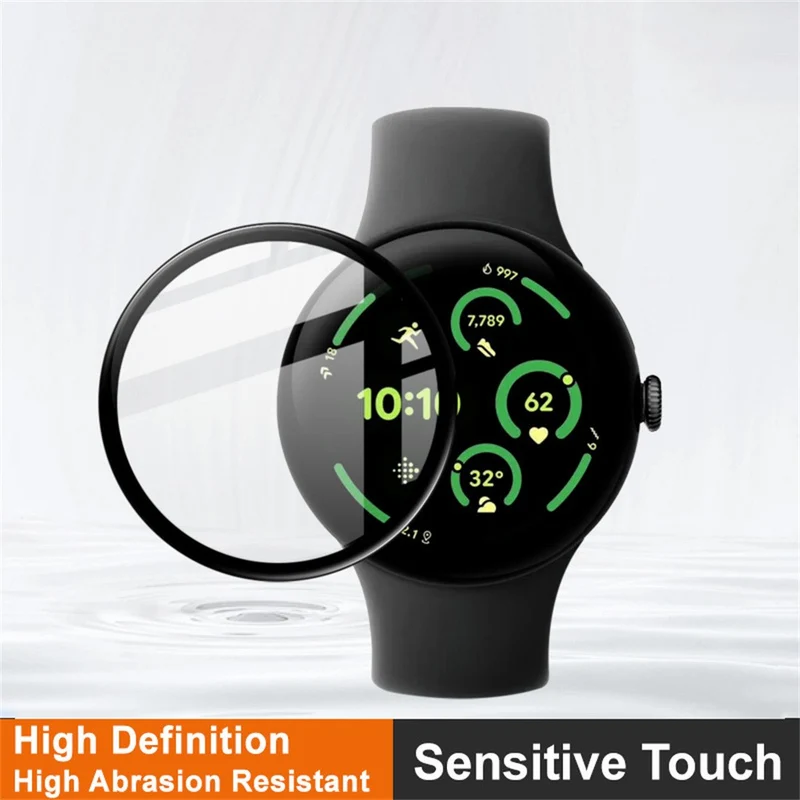 Google Pixel Watch 3 XL 45mm Silikon Displayschutz