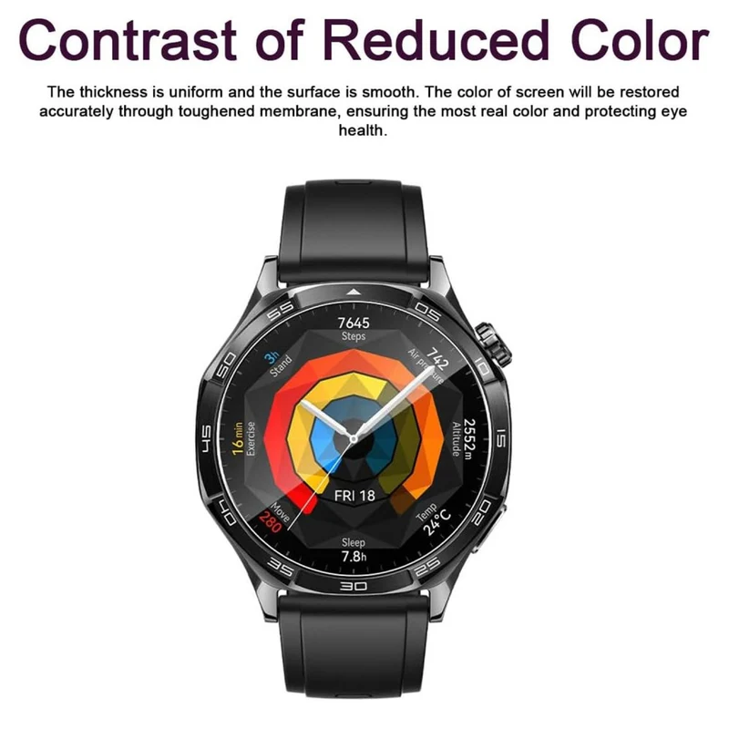 Huawei Watch GT 5 Pro 46mm Silikon HD Displayschutz