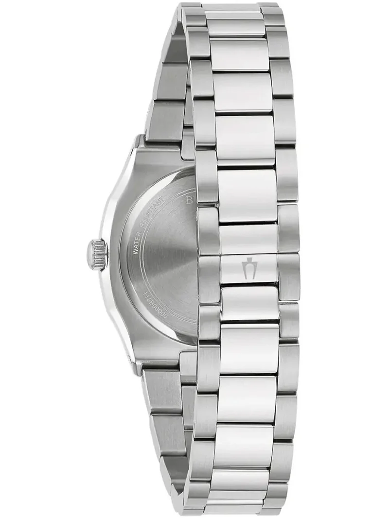 Bulova Surveyor 96R246 Damenuhr Silber • Diamant-Lünette • Mineralglas