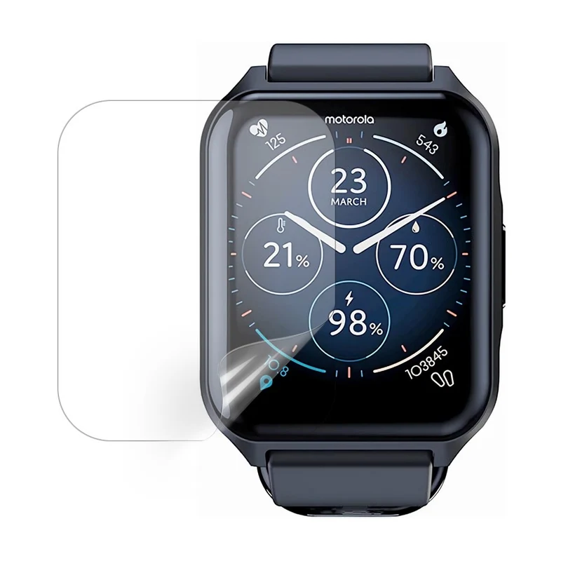 Motorola Moto Watch 70 Silikon HD Displayschutz