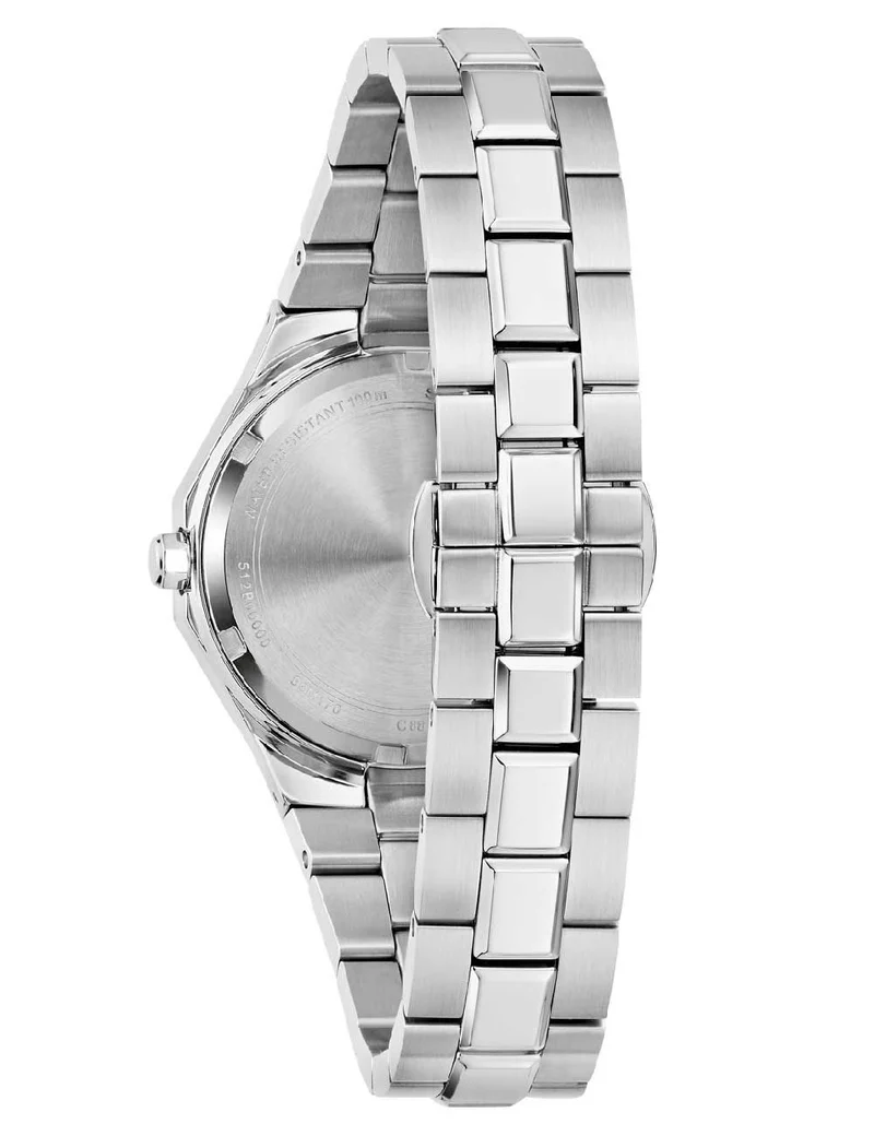 Bulova Classic 96M170 Damenuhr Silber • Saphirglas mit Antireflexbeschichtung • Leuchtzeiger