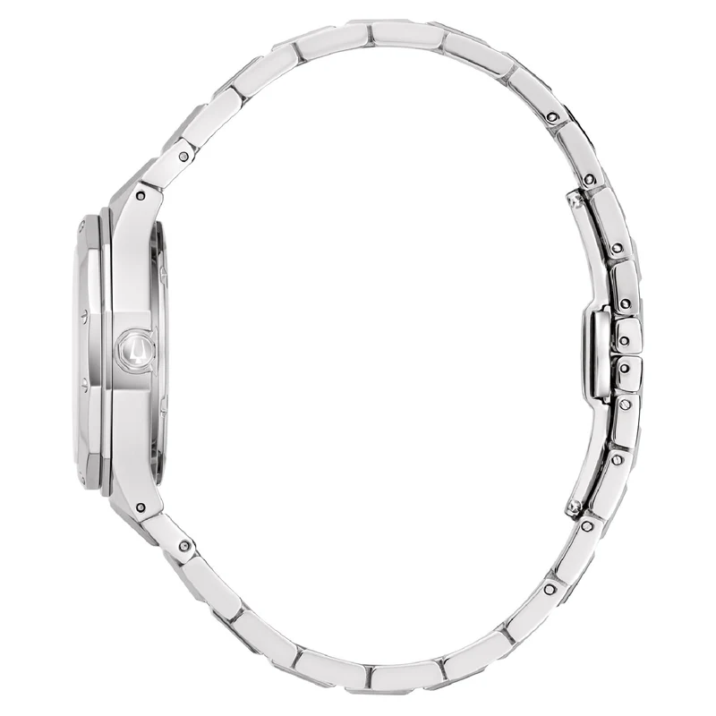 Bulova Classic 96M169 Damen Armbanduhr Hellblau • Saphirglas • 10 ATM Wasserdichtigkeit