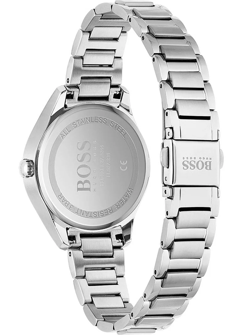 BOSS Grand Course 1502604 Damen Armbanduhr Champagner • Mineralglas • Multi-Zifferblatt