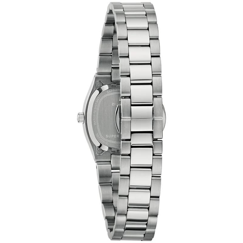 Bulova Super Seville 96L354 Damen Armbanduhr Rot • Saphirglas • Leuchtzifferblatt