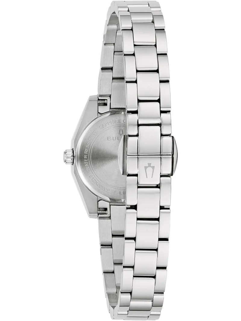 Bulova Surveyor 96L345 Damen Armbanduhr Hellblau • Saphirglas • Edelstahlarmband