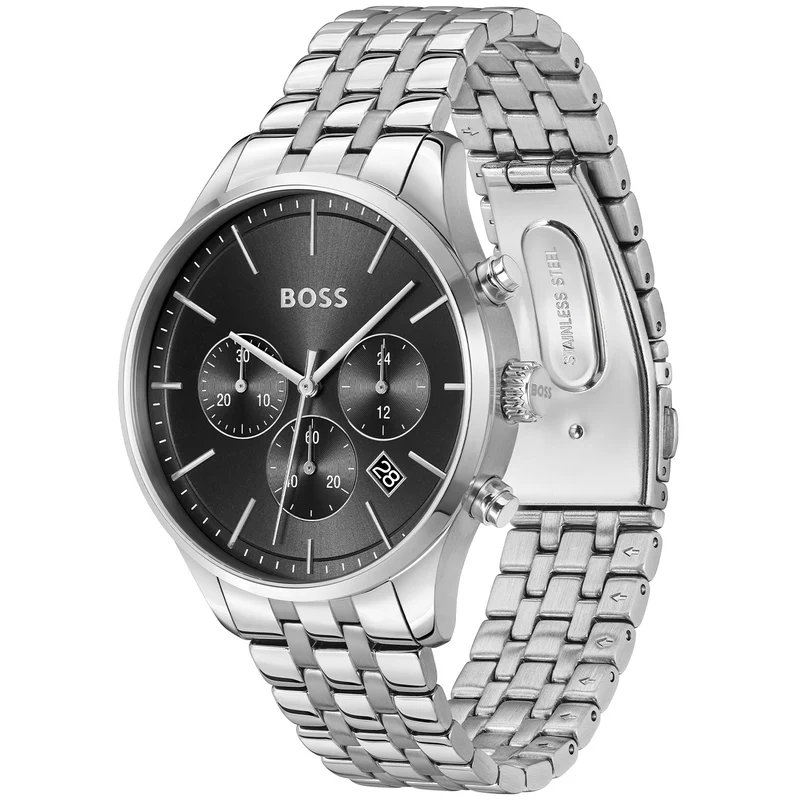 BOSS Avery 1514157 Herren Armbanduhr • Chronograph • Mineralglas