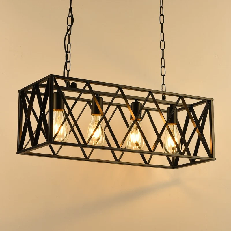 Industrielle geometrische Pendelleuchte