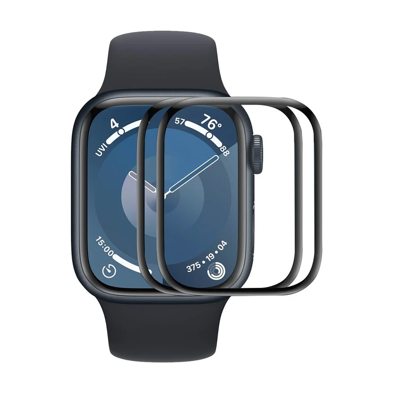 Apple Watch Series 10 42mm Silikon 3D Gekrümmt Displayschutz