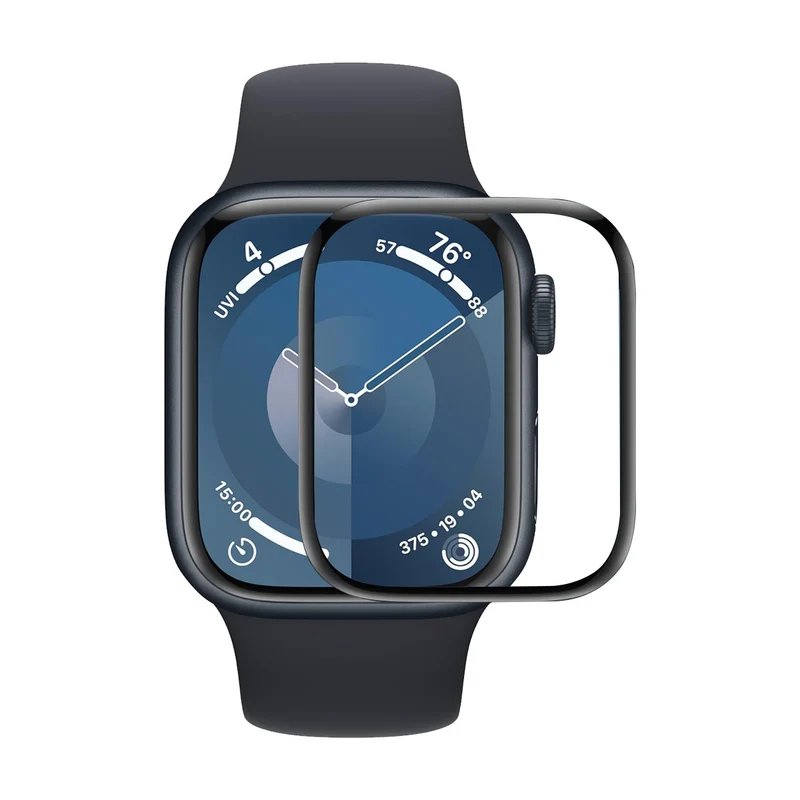 Apple Watch Series 10 42mm Silikon 3D Gekrümmt Displayschutz