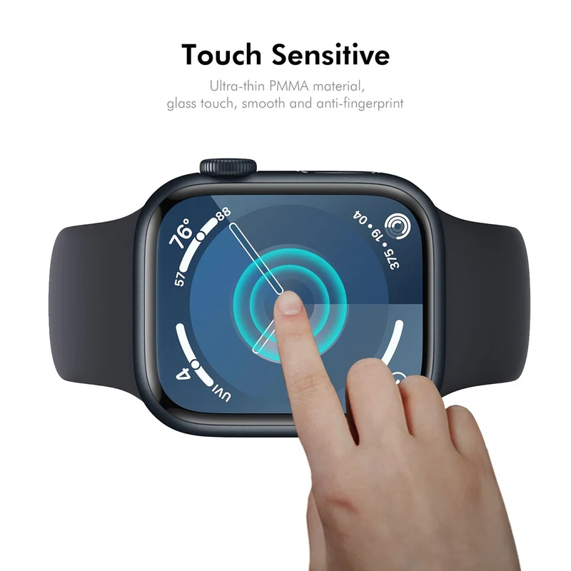 Apple Watch Series 10 46mm Silikon 3D Gekrümmt Displayschutz