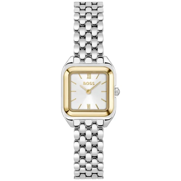 BOSS Mae Petite 1502821 Damen Armbanduhr Silber • Saphirglas • Quarzwerk
