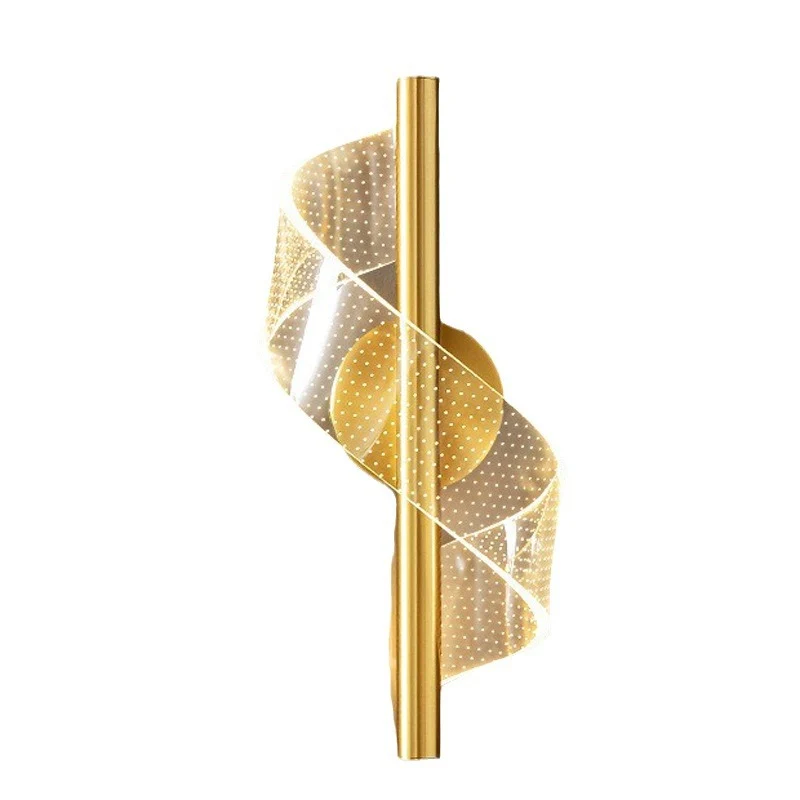Elegante Wirbel Wandleuchte