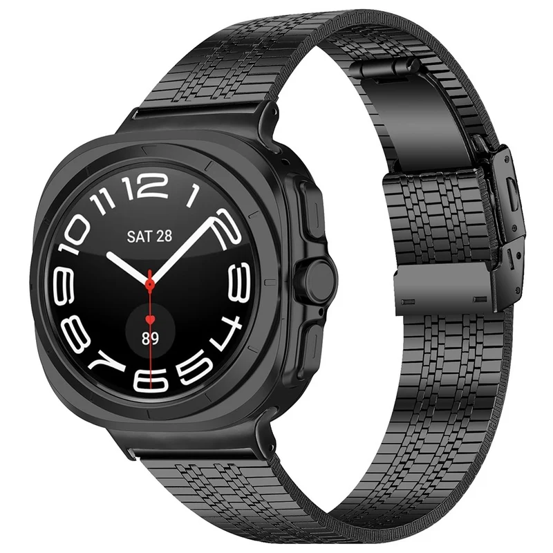 Unglaublich Stylisch Samsung Galaxy Watch Ultra 47mm Metall Armband