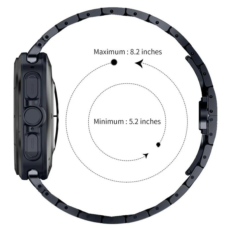 Bemerkenswert Elegant Samsung Galaxy Watch Ultra 47mm Metall Armband