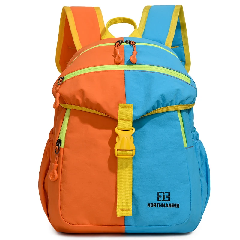 Farbblock Multi-Taschen Rucksack Karnz