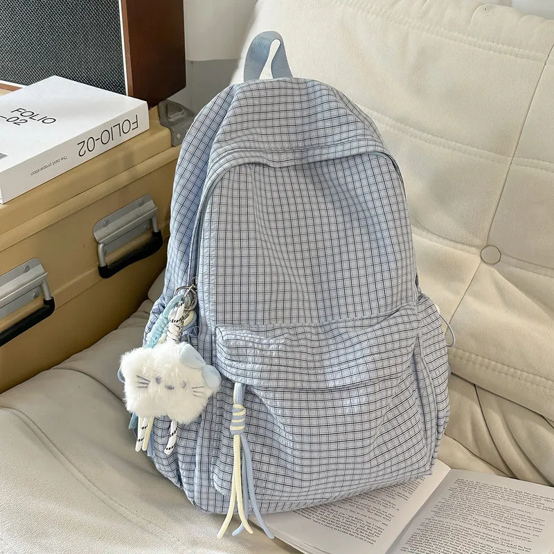 Klassischer karierter Rucksack Karnz