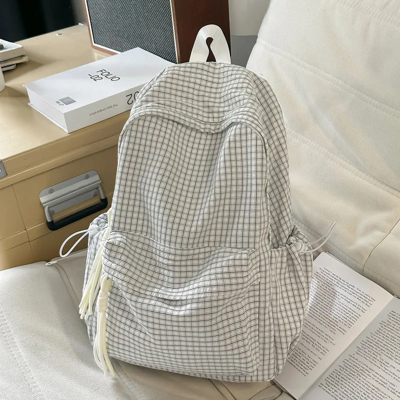 Klassischer karierter Rucksack Karnz
