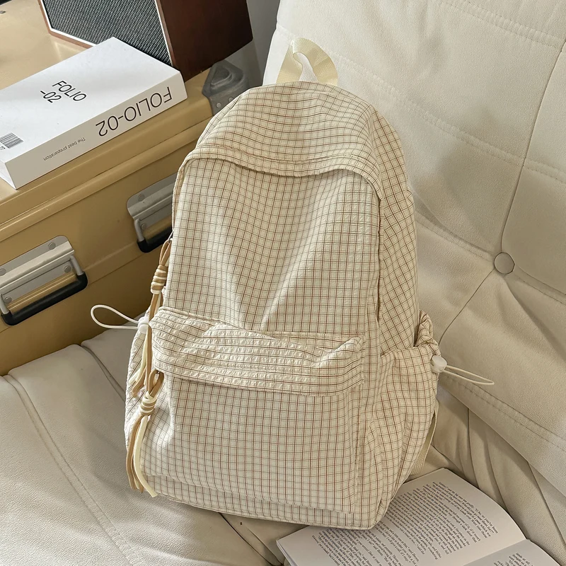 Klassischer karierter Rucksack Karnz
