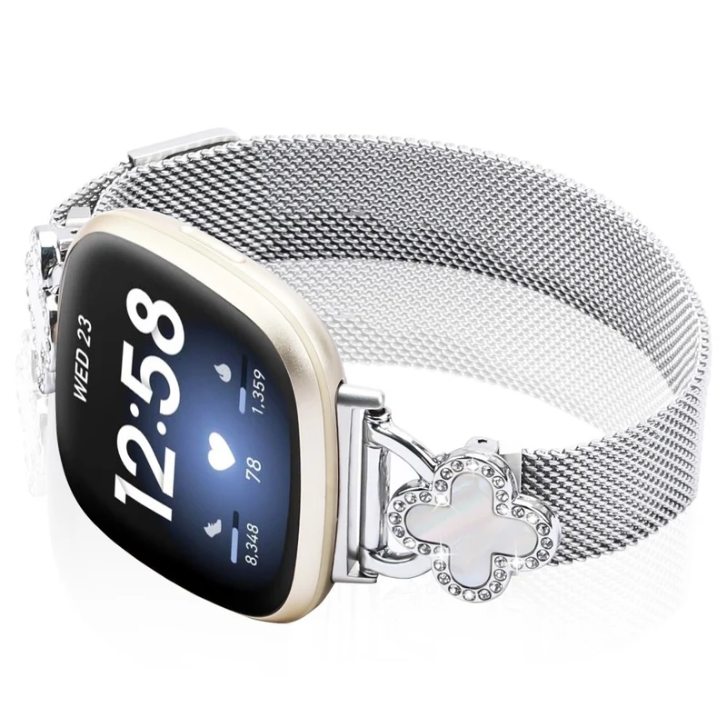 Dauerhaft Fitbit Versa 3 / Fitbit Sense Metall Armband