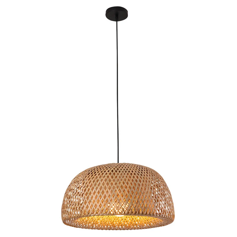 Geflochtene Rattan-Deckenleuchte