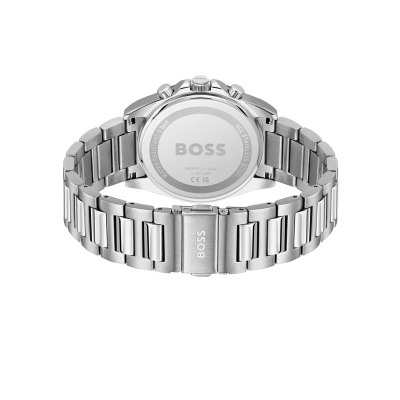 BOSS Strike 1514240 Herren Armbanduhr Blau • Chronograph • Tachymeter-Lünette